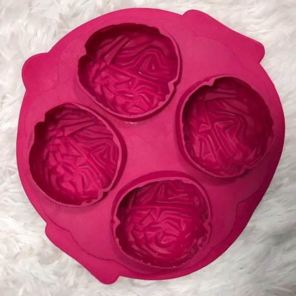 NWOT 3 Pc Novelty Brain Ice Cube and Chocolate Molding Party SiliconTray - Picture 4 of 7